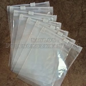 کیسه زیپ دار اسلایدر شفاف